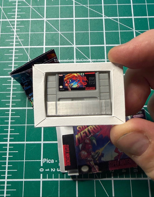 Miniature Super Metroid (SNES) Game Replica – Prototype Edition