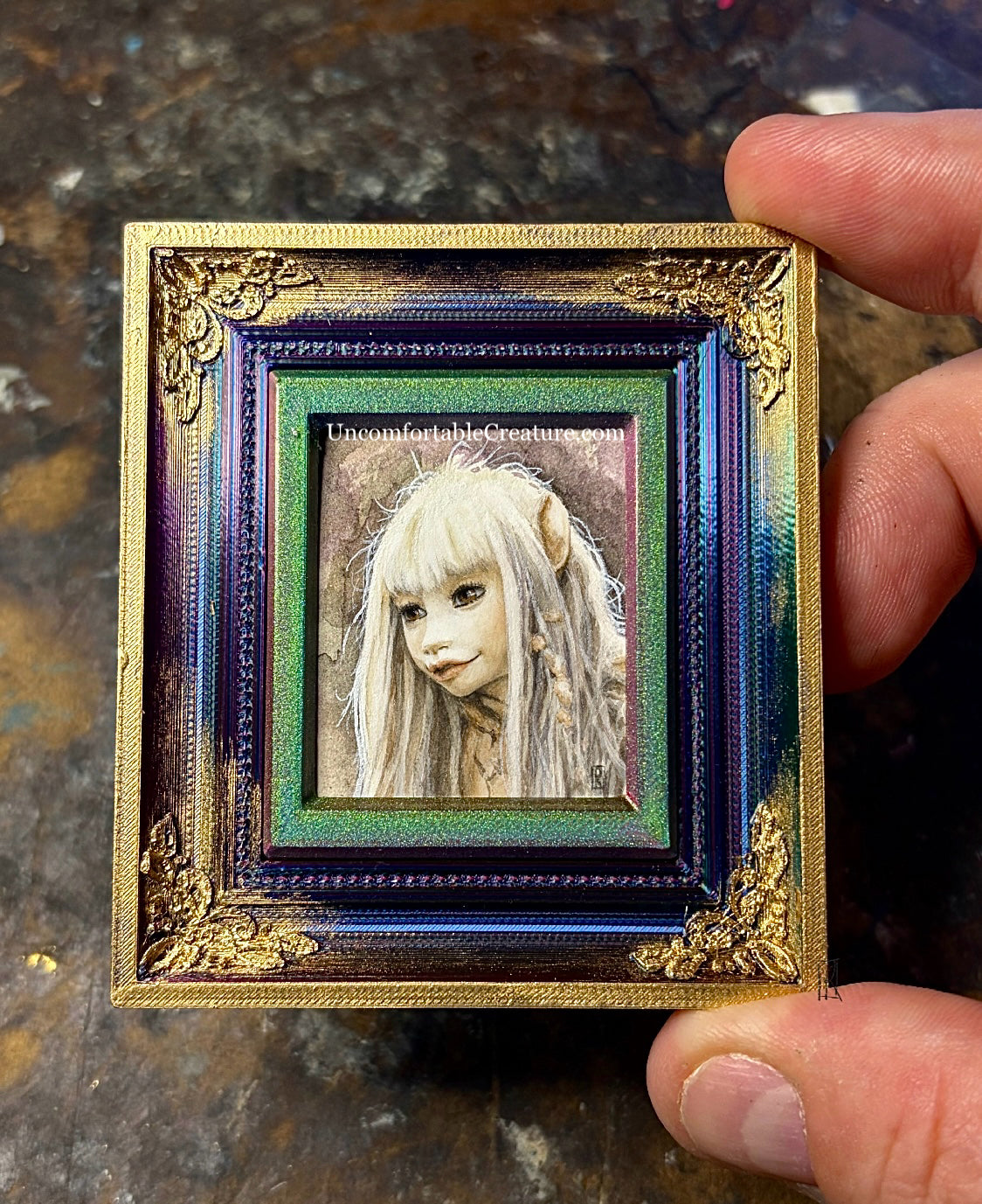Kira the Gelfling – Miniature Watercolor Original