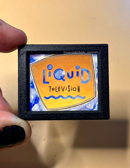 Liquid Television Title Screen (Watercolor Miniature)