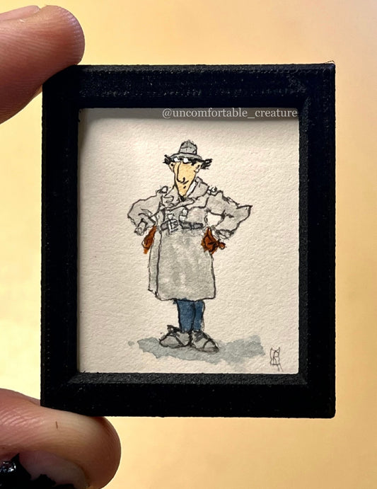 Inspector Gadget — Original Mini Watercolor