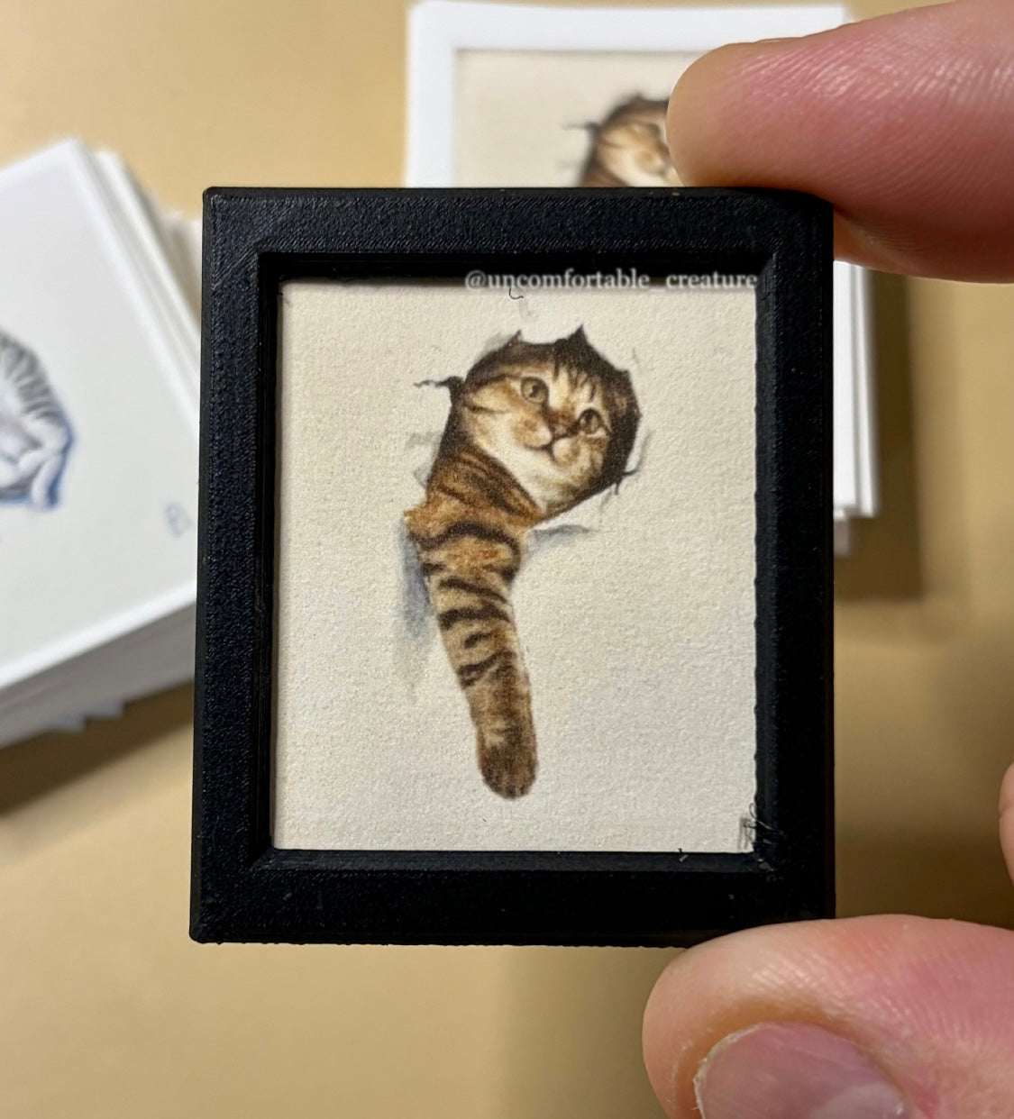 "The Unstoppable Force That Is Button" — Signed & Numbered Fine Art Mini Print