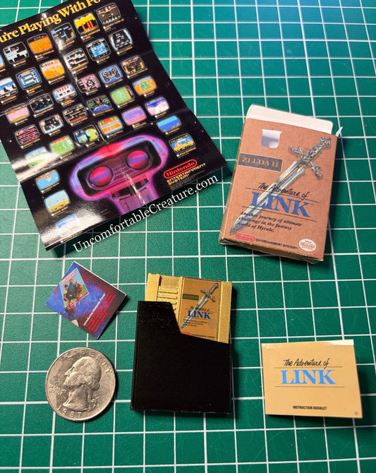 Zelda II: The Adventure of Link – Prototype Mini NES Game Replica