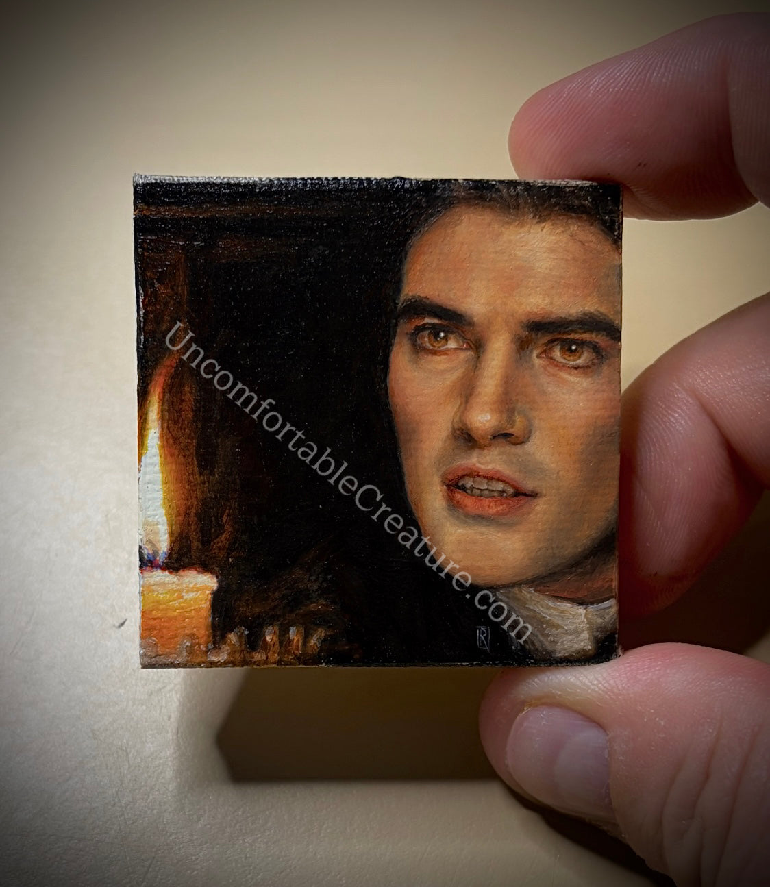 Armand – Interview with the Vampire Miniature Oil Painting