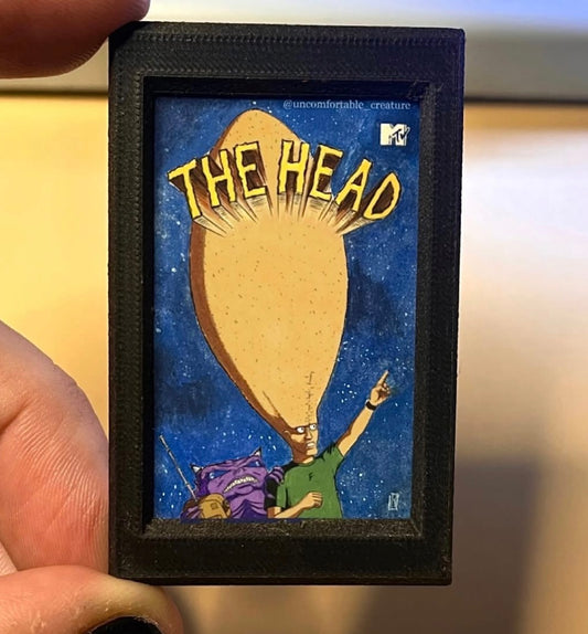 MTV's The Head — Miniature Watercolor Painting (MTV Oddities Title Screen)