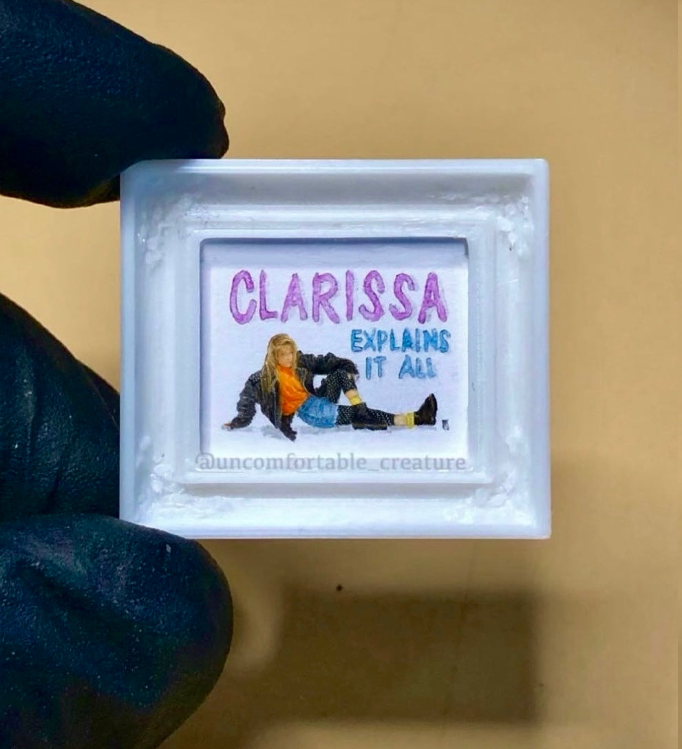 Clarissa — Miniature Original Watercolor