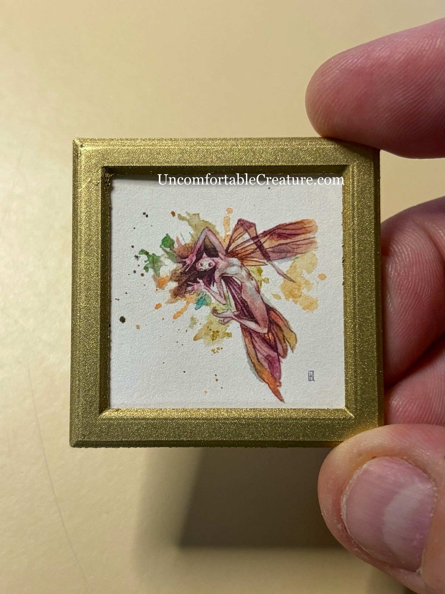 Lady Cottington's Pressed Faerie – Mini Fine Art Print (Pink)