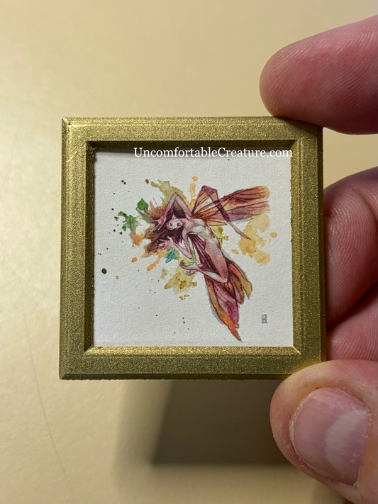 Lady Cottington's Pressed Faerie – Mini Fine Art Print (Pink)