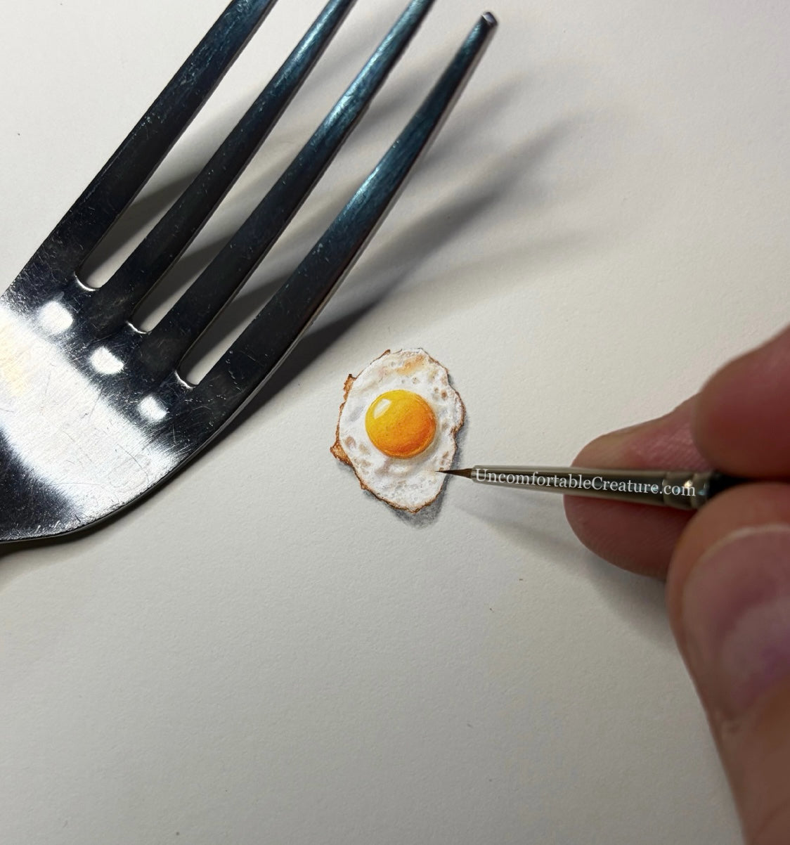 Market Price — Original Miniature Watercolor Painting