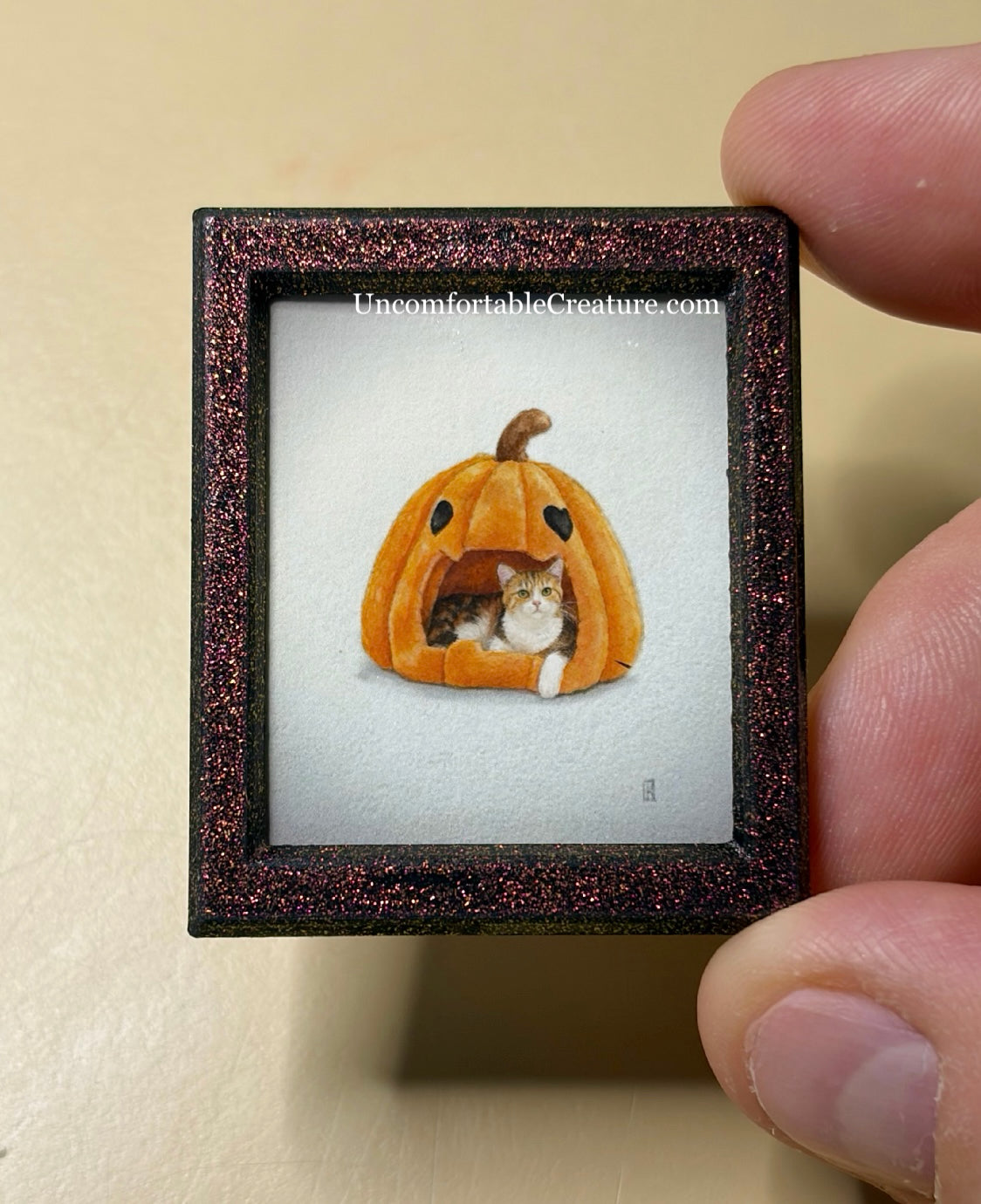 Clementine Emberwhisker | Mini Framed Fine Art Print